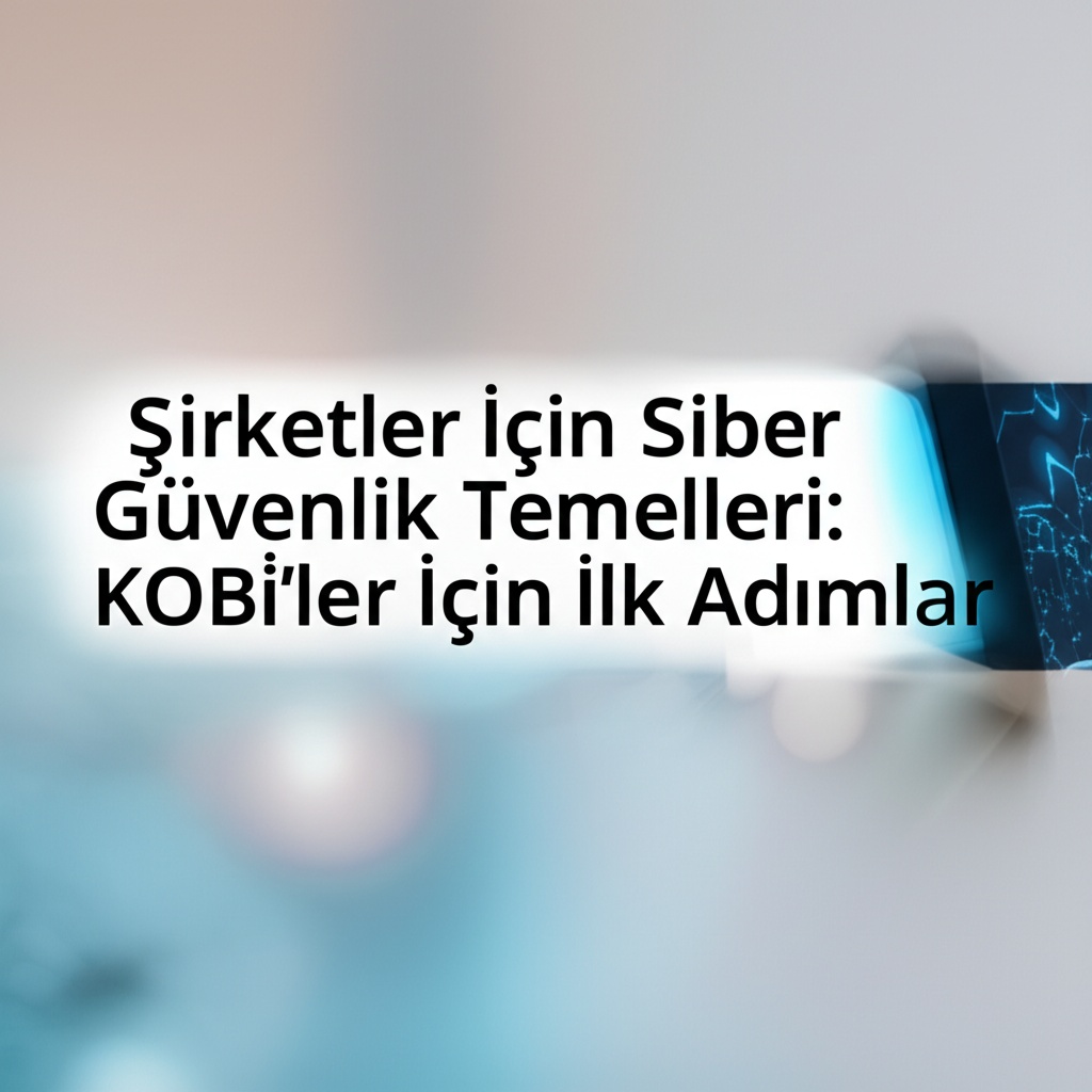 Şirketler İçin Siber Güvenlik Temelleri: KOBİ’ler İçin İlk Adımlar